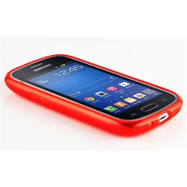 Samsung Galaxy TREND LITE Skal Fodral Case (Röd)