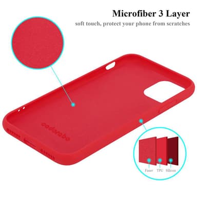 iPhone 11 Skal Fodral Case (Röd)