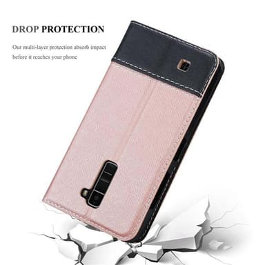LG K10 2016 Skal Fodral Case (Rosa)