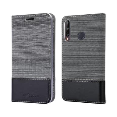 Huawei P40 LITE E Plånboksfodral Skal (Grå)