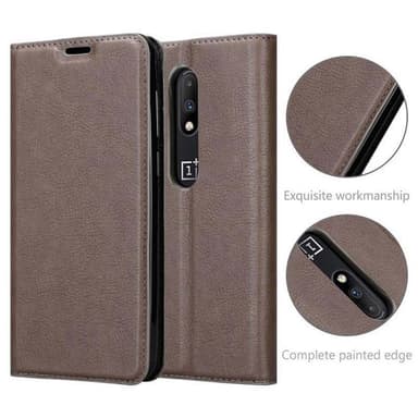 OnePlus 7 Skal Fodral Case (Brun)