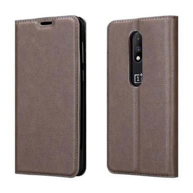 OnePlus 7 Skal Fodral Case (Brun)
