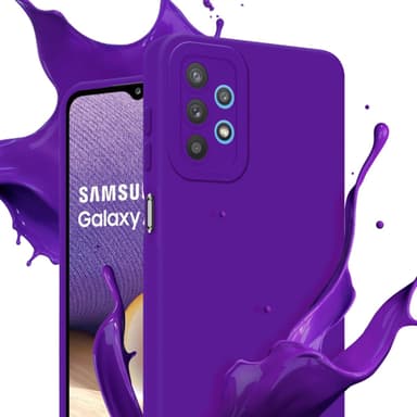 Samsung Galaxy A32 5G Skal Fodral Case (Lila)