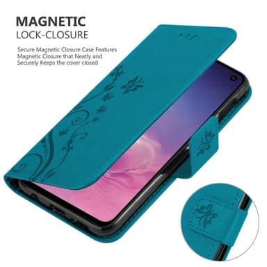 Samsung Galaxy S10e Plånboksfodral Skal (Blå)