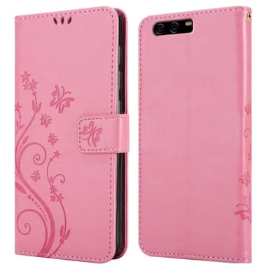 Huawei P10 PLUS Plånboksfodral Skal (Rosa)