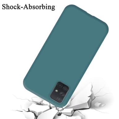 Samsung Galaxy A71 4G Skal Fodral Case (Grön)