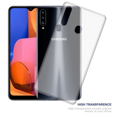 Samsung Galaxy A20s Skal Fodral Case (Transparent)