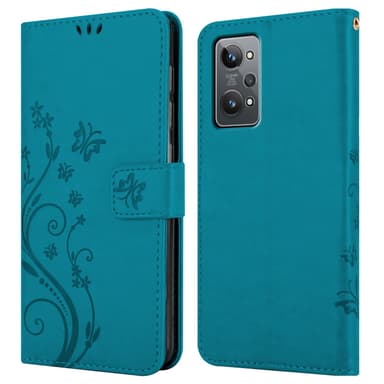 Realme GT 2 / GT Neo 2 Plånboksfodral Skal (Blå)