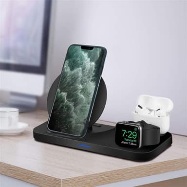 iPhone 12 PRO MAX Plånboksfodral Skal (Blå)