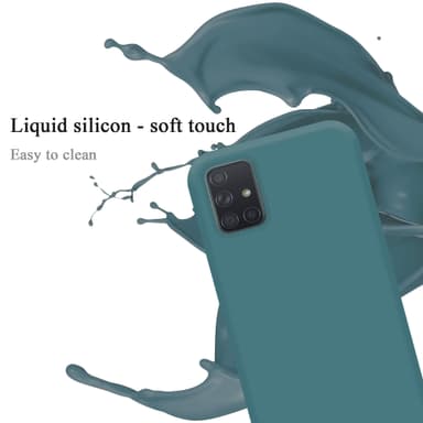 Samsung Galaxy A71 4G Skal Fodral Case (Grön)