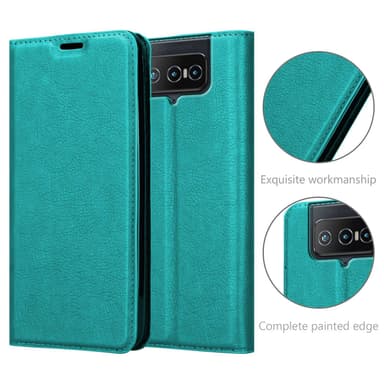 Asus ZenFone 8 FLIP Skal Fodral Case (Turkos)