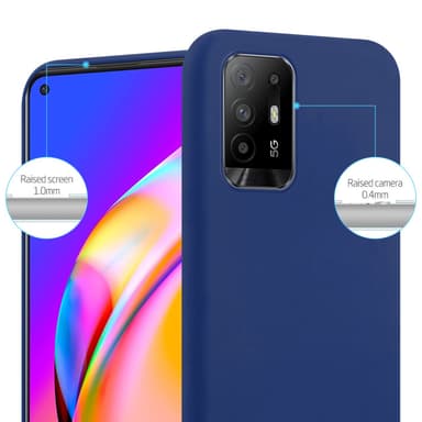 Skal Oppo A94 5G Fodral Case (Blå)