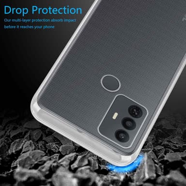 TCL 30E / 30SE / 305 Skal Fodral Case (Transparent)