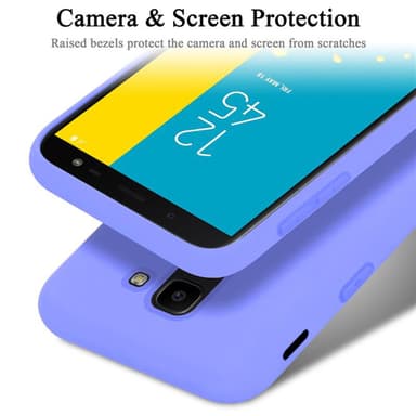 Samsung Galaxy J6 2018 Skal Fodral Case (Lila)