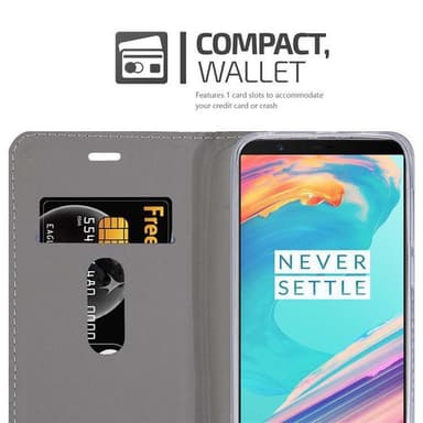 OnePlus 5T Plånboksfodral Skal (Blå)