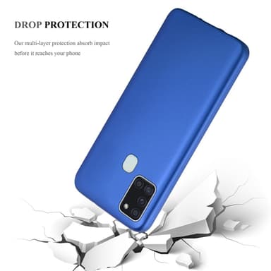 Skal Samsung Galaxy A21s Fodral Case (Blå)