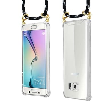 Samsung Galaxy S6 Skal Fodral Kedja (Svart)