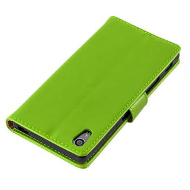 Sony Xperia Z5 Plånboksfodral Skal (Grön)