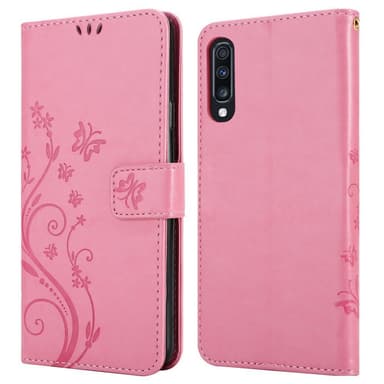 Samsung Galaxy A70 / A70s Plånboksfodral Skal (Rosa)