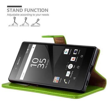 Sony Xperia Z5 Plånboksfodral Skal (Grön)