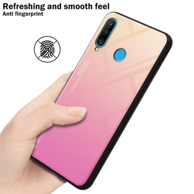 Huawei P30 LITE Skal Fodral Case (Svart)