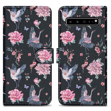 Samsung Galaxy S10 5G Plånboksfodral Skal (Svart)