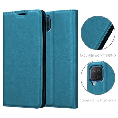 Samsung Galaxy A12 / M12 Skal Fodral Case (Turkos)