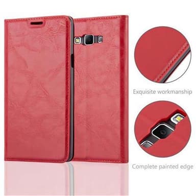 Samsung Galaxy A7 2015 Skal Fodral Case (Röd)
