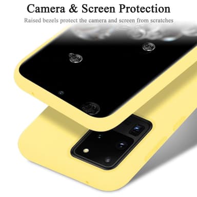 Samsung Galaxy S20 ULTRA Skal Fodral Case (Gul)