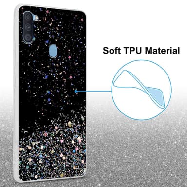 Samsung Galaxy A11 / M11 Skal Fodral Case (Svart)