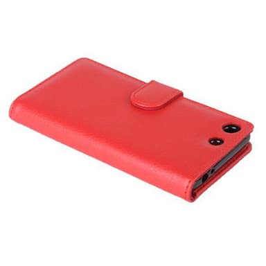 Sony Xperia M5 Plånboksfodral Skal (Röd)