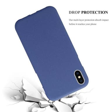 Skal iPhone XS MAX Fodral Case (Blå)