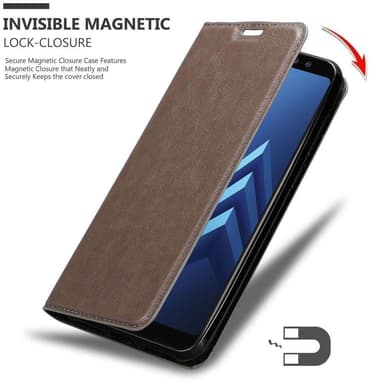 Samsung Galaxy A8 2018 Skal Fodral Case (Brun)