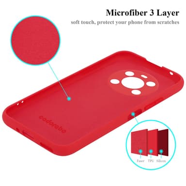 Honor MAGIC 4 LITE Skal Fodral Case (Röd)