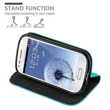 Samsung Galaxy S3 MINI Skal Fodral Case (Turkos)