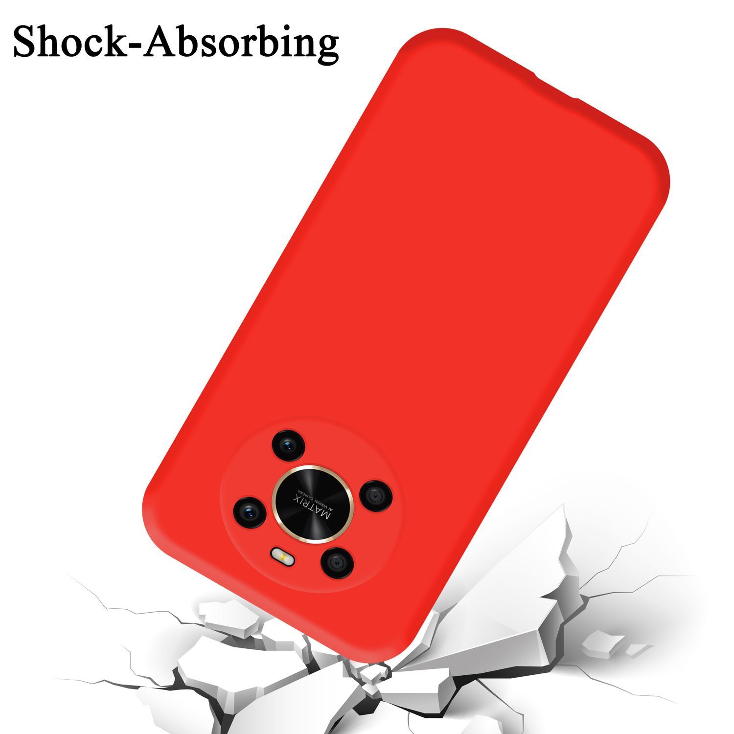 Honor MAGIC 4 LITE Skal Fodral Case (Röd)
