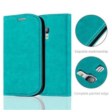 Samsung Galaxy S3 MINI Skal Fodral Case (Turkos)