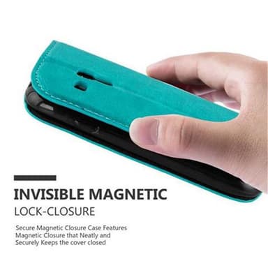 Samsung Galaxy S3 MINI Skal Fodral Case (Turkos)