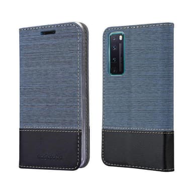 Huawei NOVA 7 5G Plånboksfodral Skal (Blå)