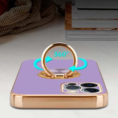 iPhone 12 PRO Skal Fodral Case (Lila)