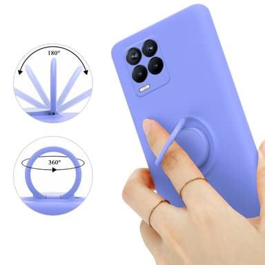 Skal Realme 8 4G / 8 PRO Fodral Case (Lila)
