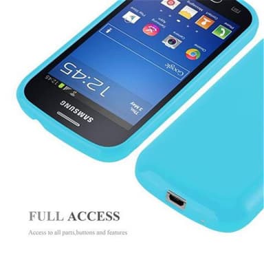 Samsung Galaxy TREND LITE Skal Fodral Case (Blå)