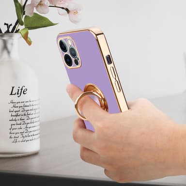 iPhone 12 PRO Skal Fodral Case (Lila)
