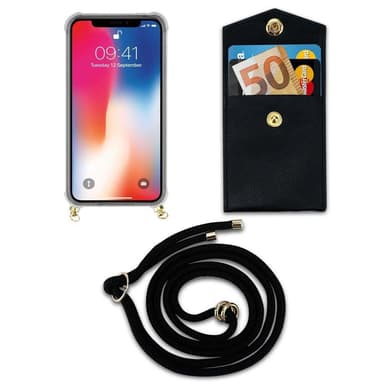 iPhone XS MAX Skal Fodral Kedja (Svart)