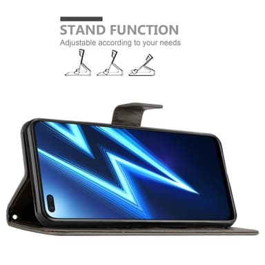 Realme 6 PRO Plånboksfodral Skal (Grå)