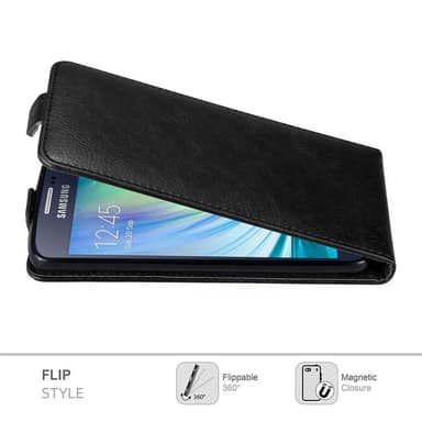 Samsung Galaxy A3 2015 Flipfodral Skal (Svart)