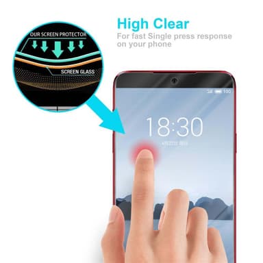MEIZU 15 LITE Skyddsglas Skyddsfilm Skärmskydd