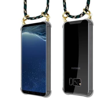 Samsung Galaxy S8 PLUS Skal Fodral Kedja (Brun)