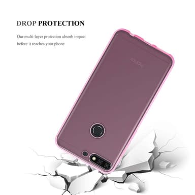 Honor 7C / Huawei Y7 2018 Skal Fodral Case (Rosa)