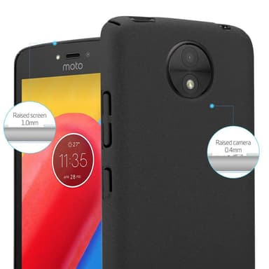 Motorola MOTO C PLUS Skal Fodral Case (Svart)